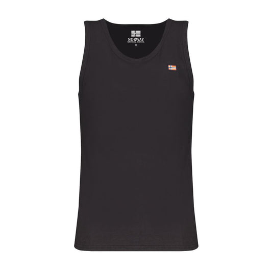 Norway 1963 Black Cotton Men Tank Top Norway 1963
