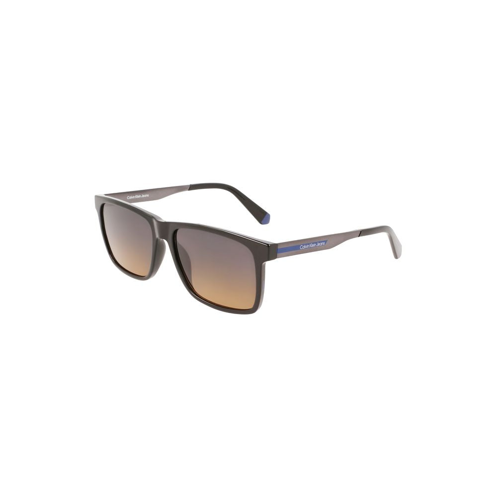 Calvin Klein Black Plastic Men Sunglass Calvin Klein