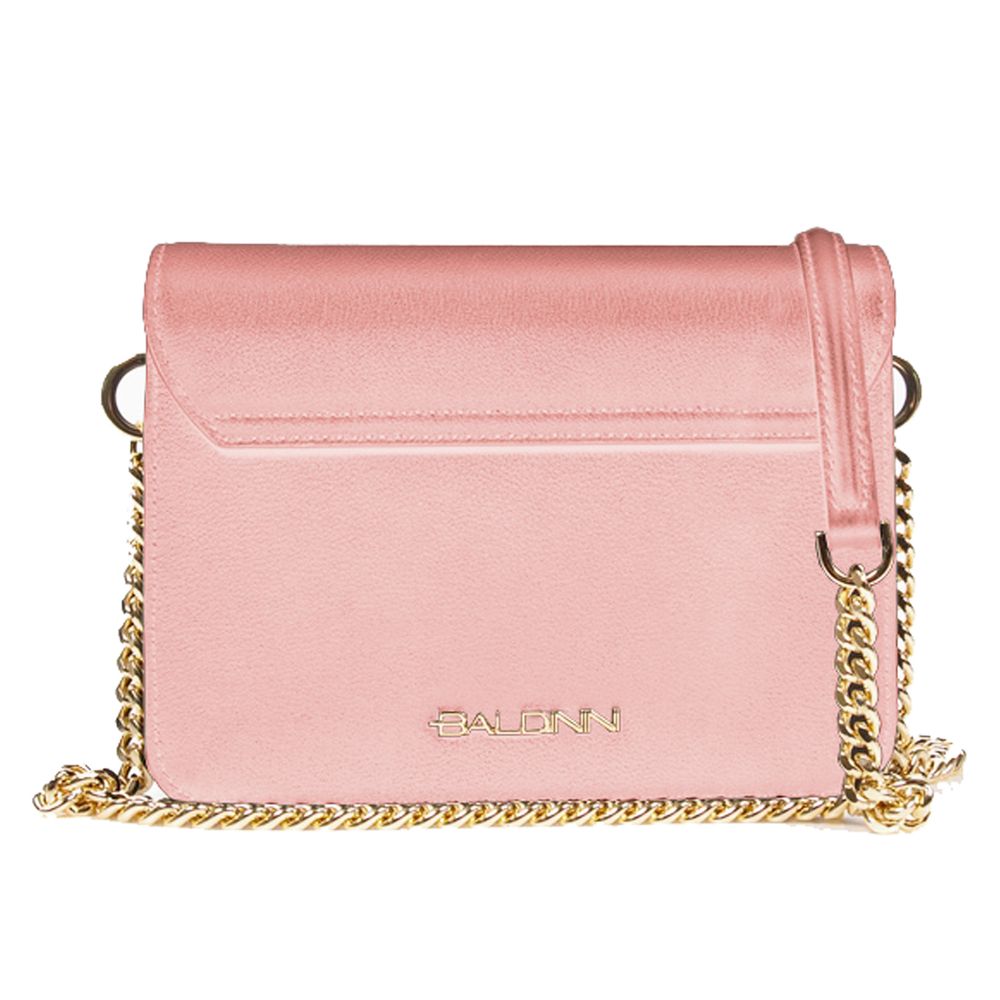 Baldinini Trend Pink Calfskin Handbag Baldinini Trend