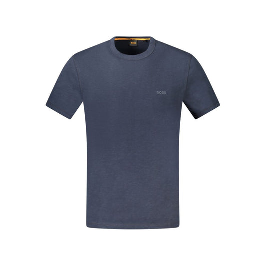 Hugo Boss Blue Cotton T-Shirt Hugo Boss