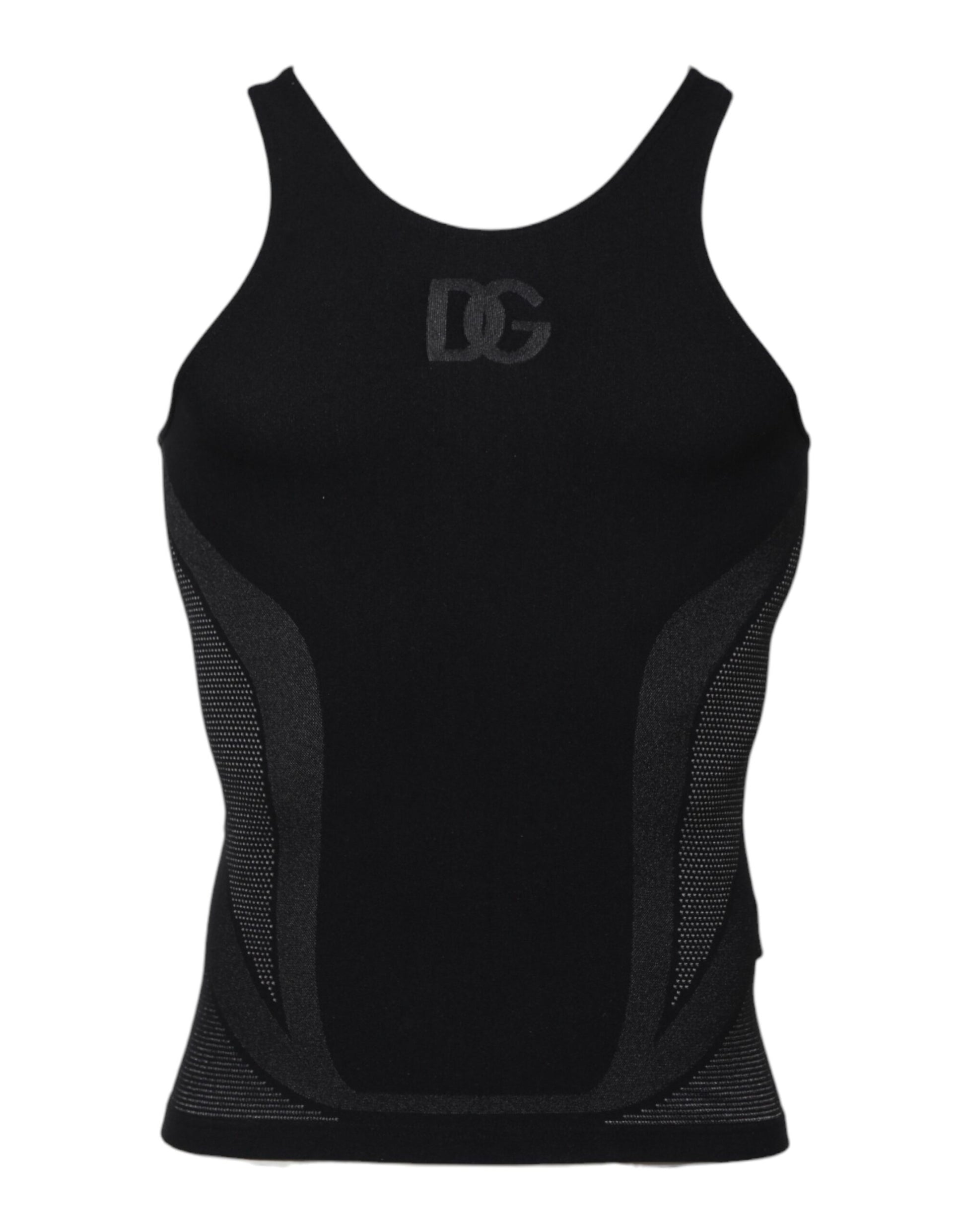Dolce & Gabbana Black Nylon Sleeveless Underwear Tank T-shirt Dolce & Gabbana