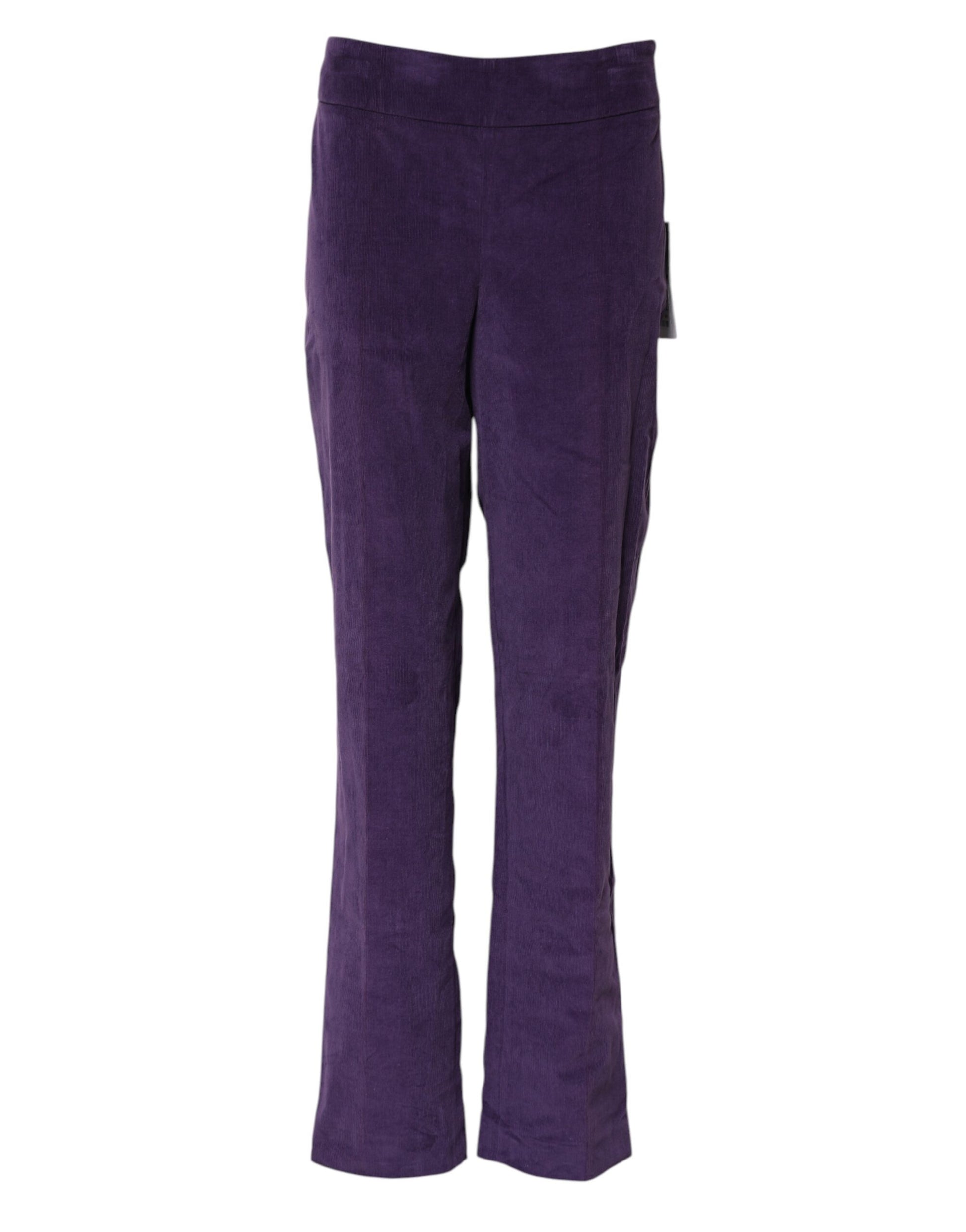 BENCIVENGA Purple High Waisted Flared Pants BENCIVENGA