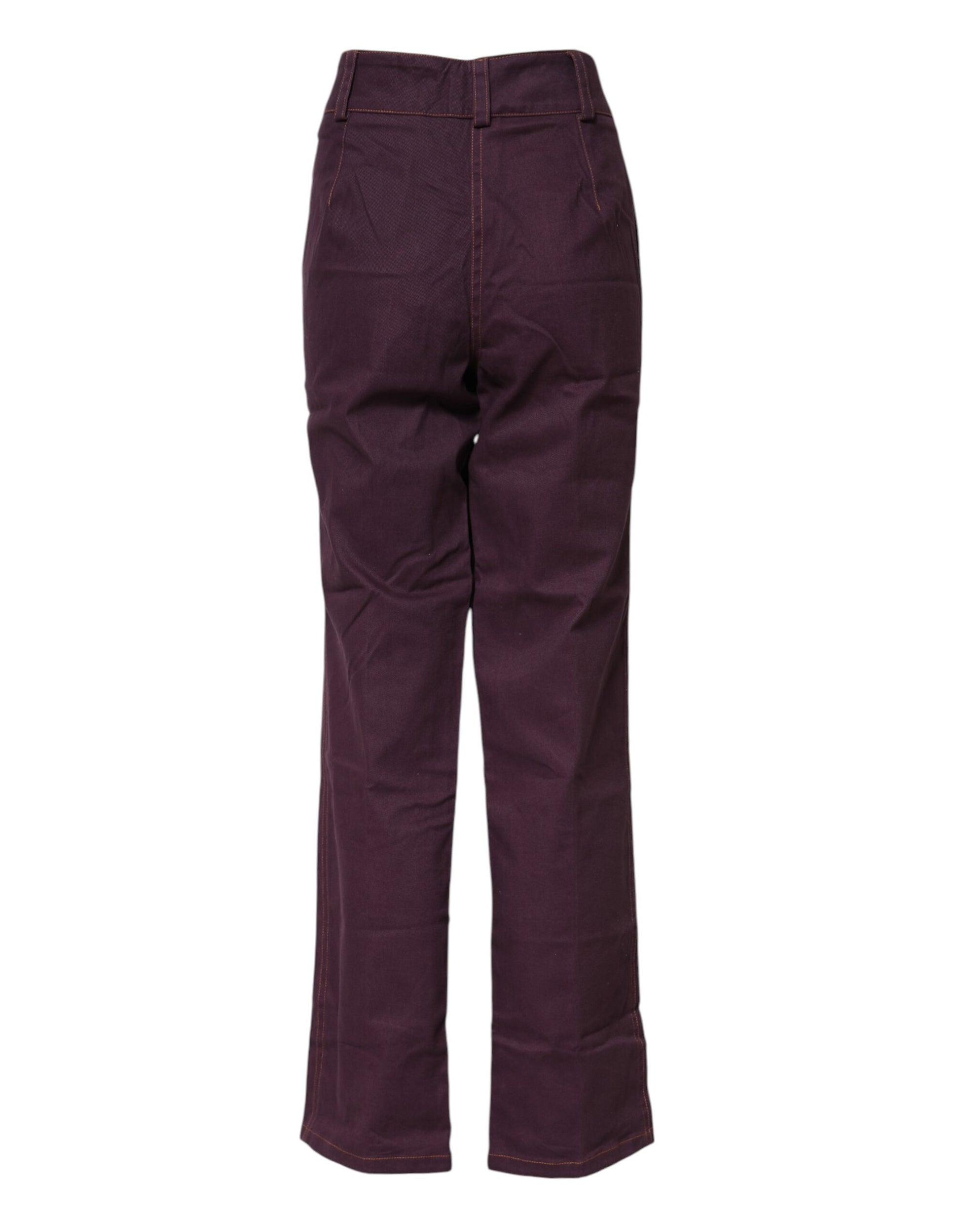 BENCIVENGA Purple High Waisted Tapered Pants BENCIVENGA