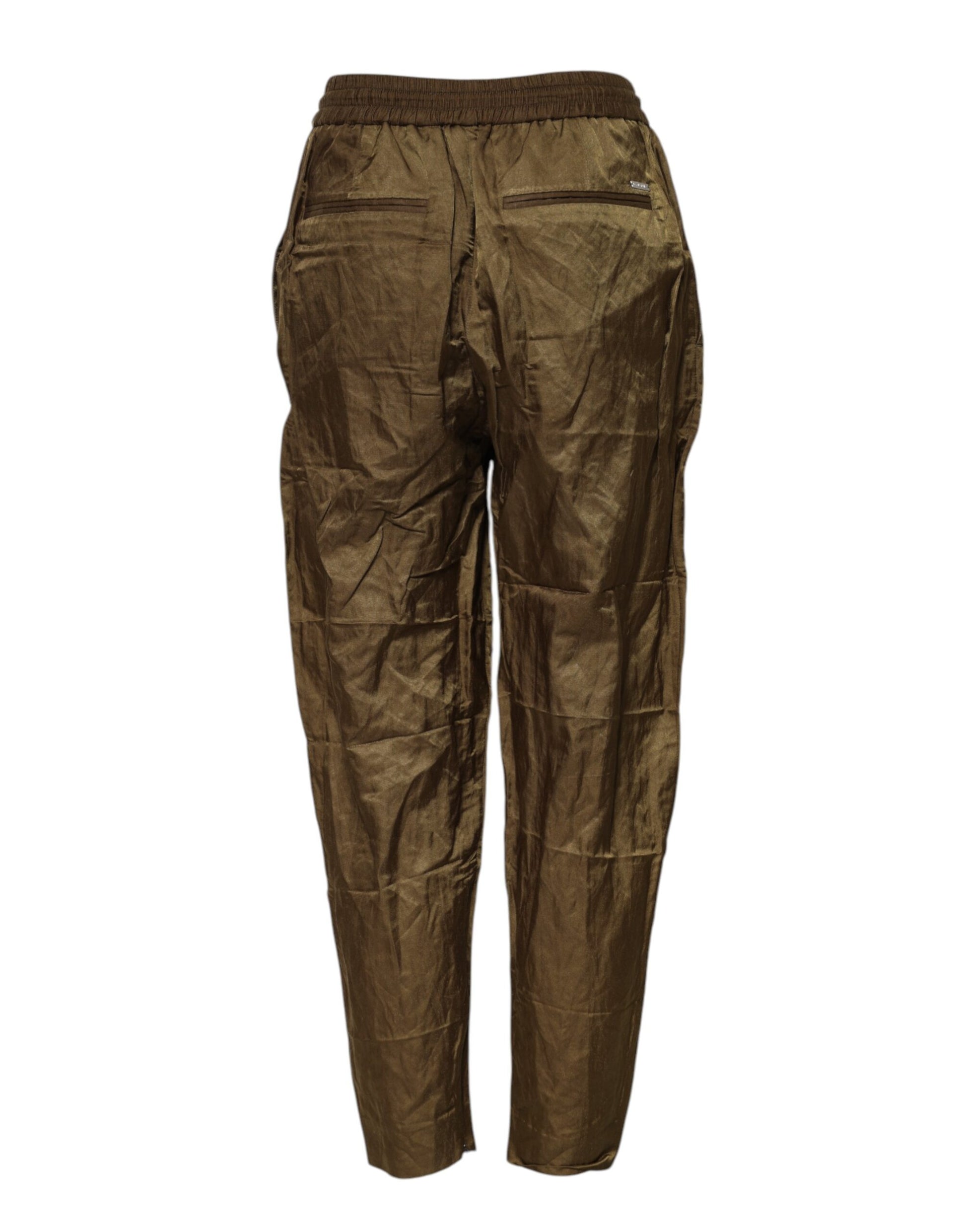 Dsquared² Brown Mid Waisted Women Sweatpants Pants Dsquared²
