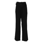 Ermanno Scervino Black Straight Fit High Waist Pants