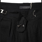 Ermanno Scervino Black Straight Fit High Waist Pants