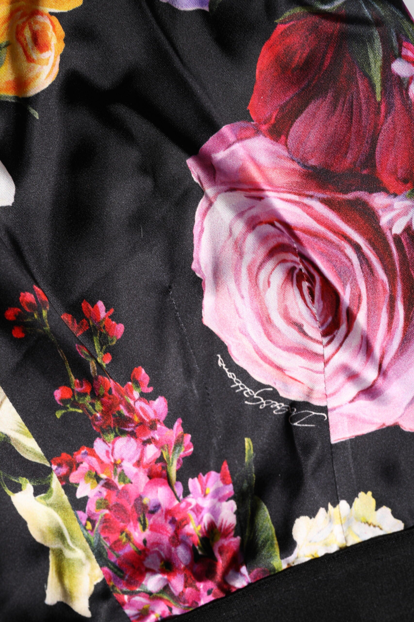 Dolce & Gabbana Multicolor Floral Legging Stretch Waist Pants Dolce & Gabbana