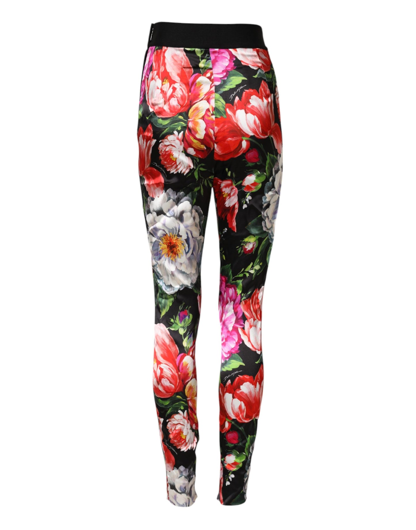 Dolce & Gabbana Multicolor Floral Legging Stretch Waist Pants Dolce & Gabbana