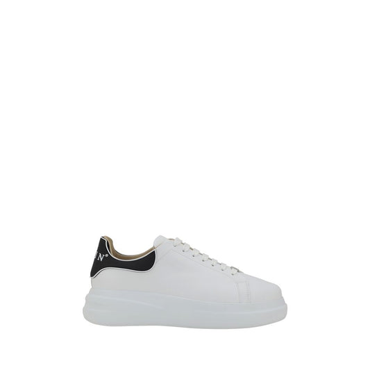 Philipp Plein White Calf Leather Bos Taurus Low Top Sneakers Philipp Plein
