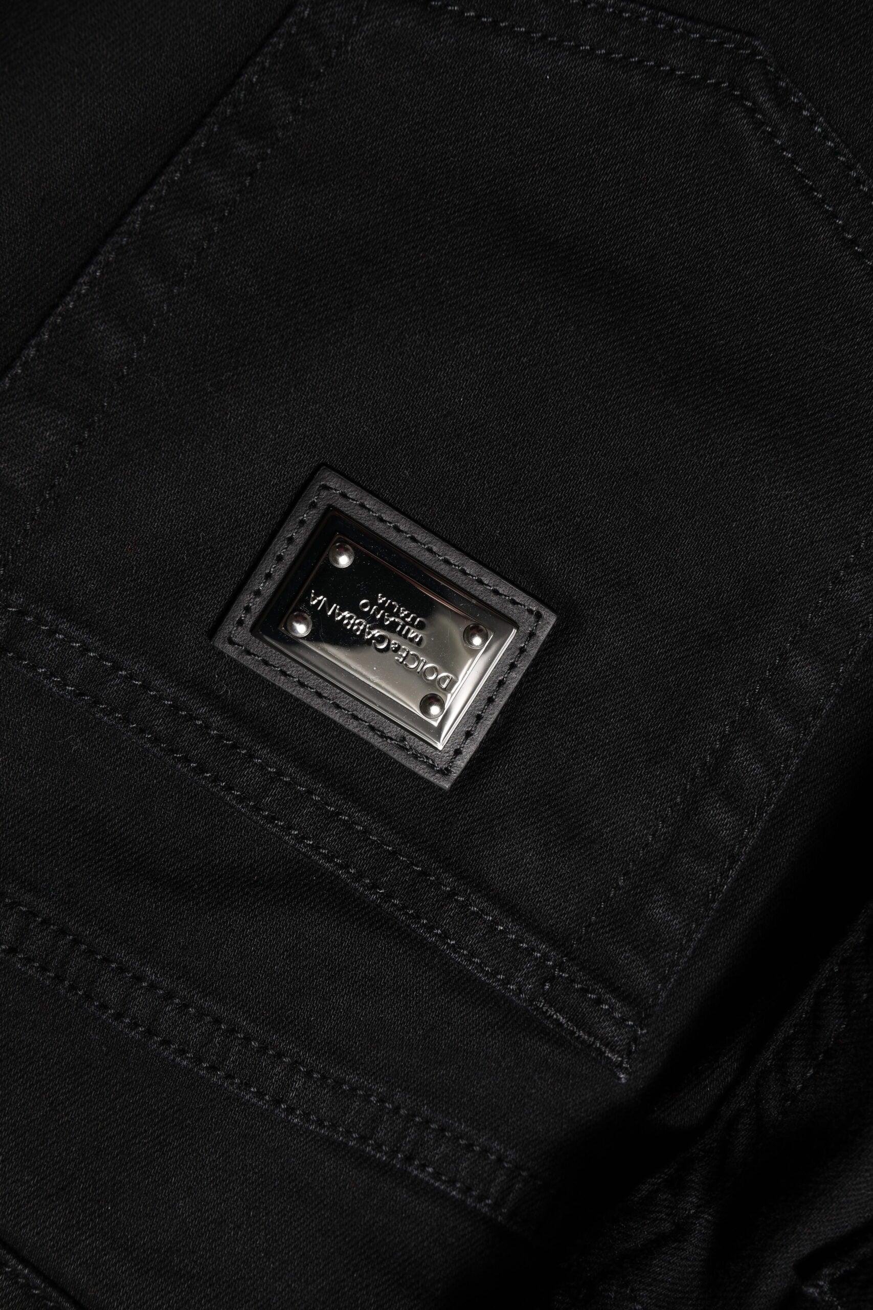 Dolce & Gabbana Black Boyfriend Cotton Mid Waist Denim Jeans Dolce & Gabbana