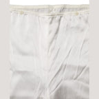 Dolce & Gabbana Ivory Silk Tapered High Waist Pants