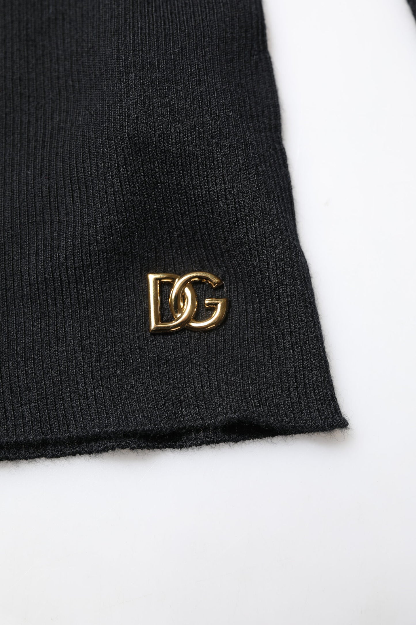 Dolce & Gabbana Black Cashmere Turtleneck Knitted Blouse Top Dolce & Gabbana