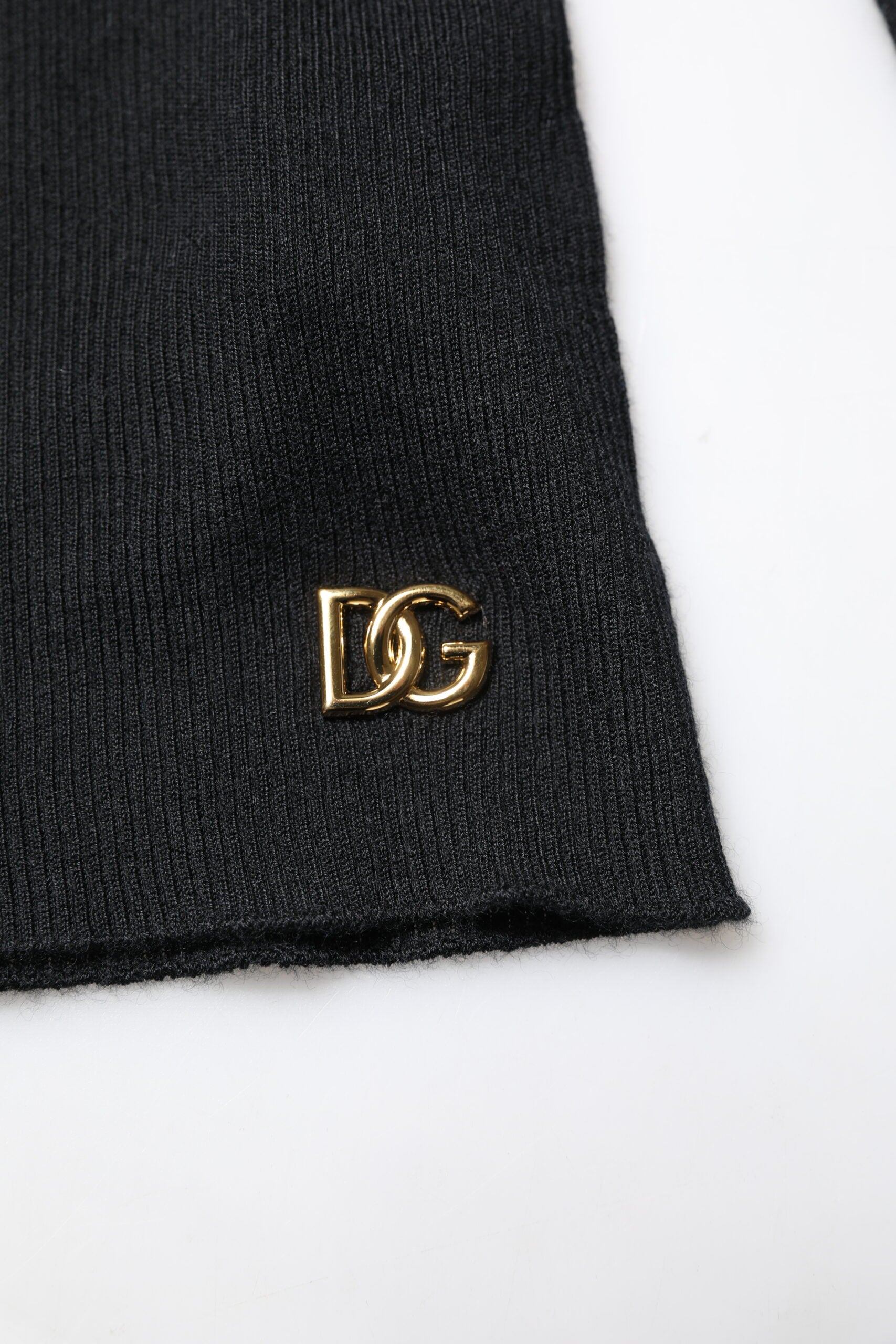 Dolce & Gabbana Black Cashmere Turtleneck Knitted Blouse Top Dolce & Gabbana