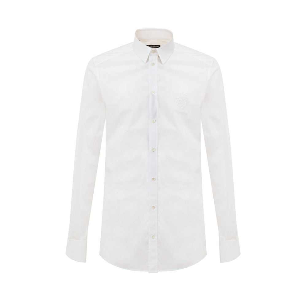 Dolce & Gabbana White Cotton Shirt Dolce & Gabbana