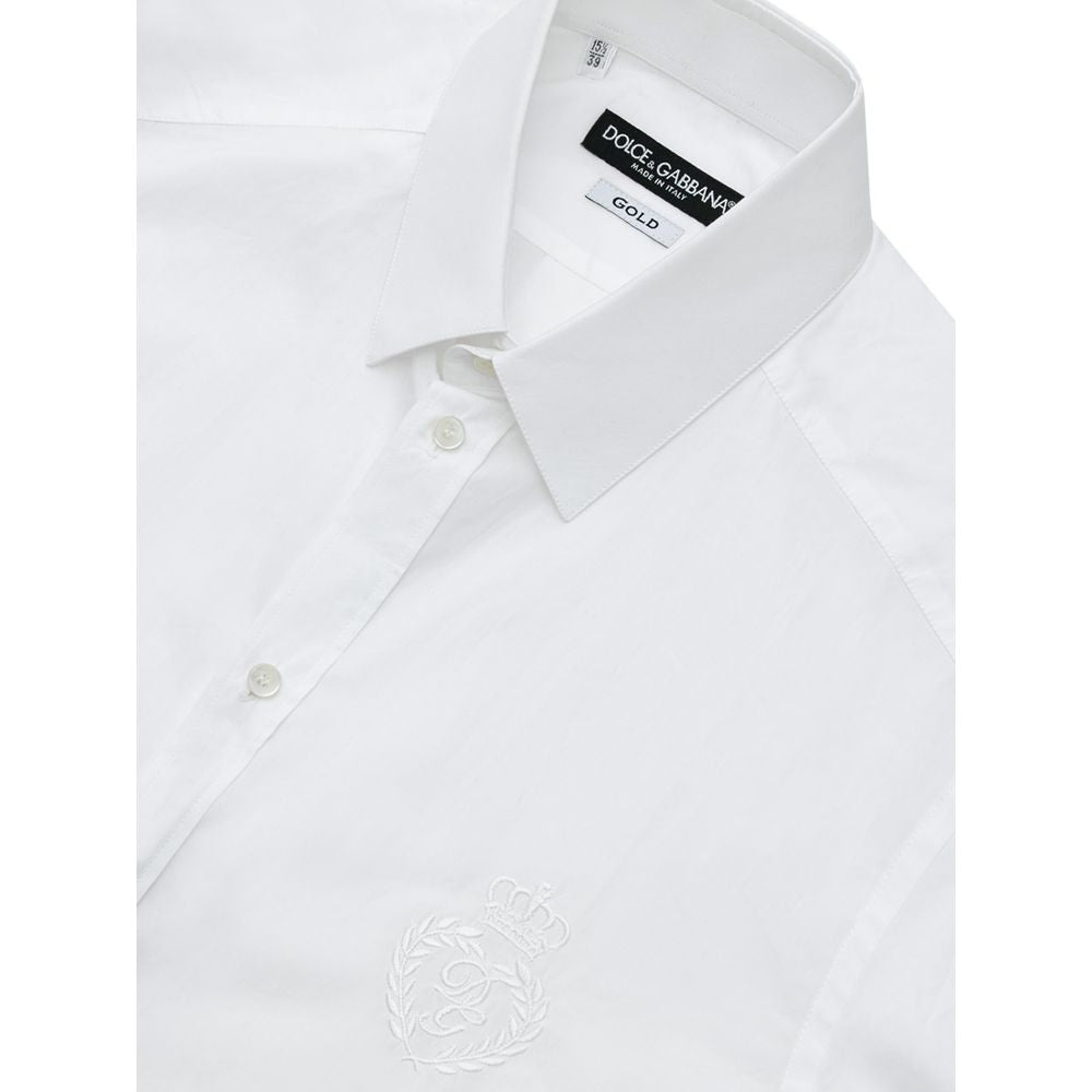 Dolce & Gabbana White Cotton Shirt Dolce & Gabbana