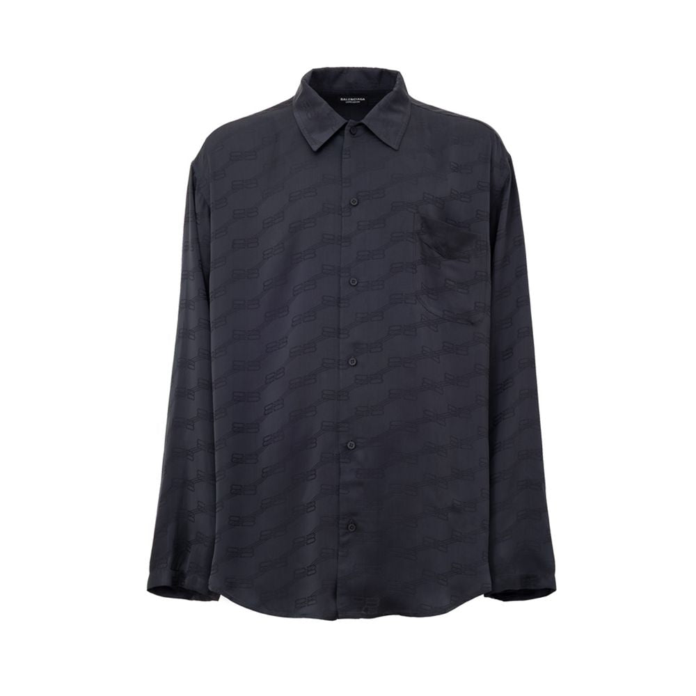 Balenciaga Gray Viscose Shirt Balenciaga