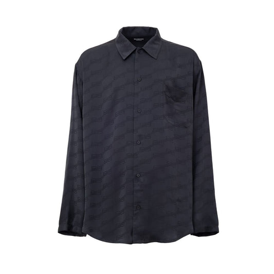 Balenciaga Gray Viscose Shirt Balenciaga