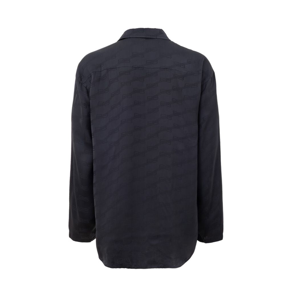 Balenciaga Gray Viscose Shirt Balenciaga