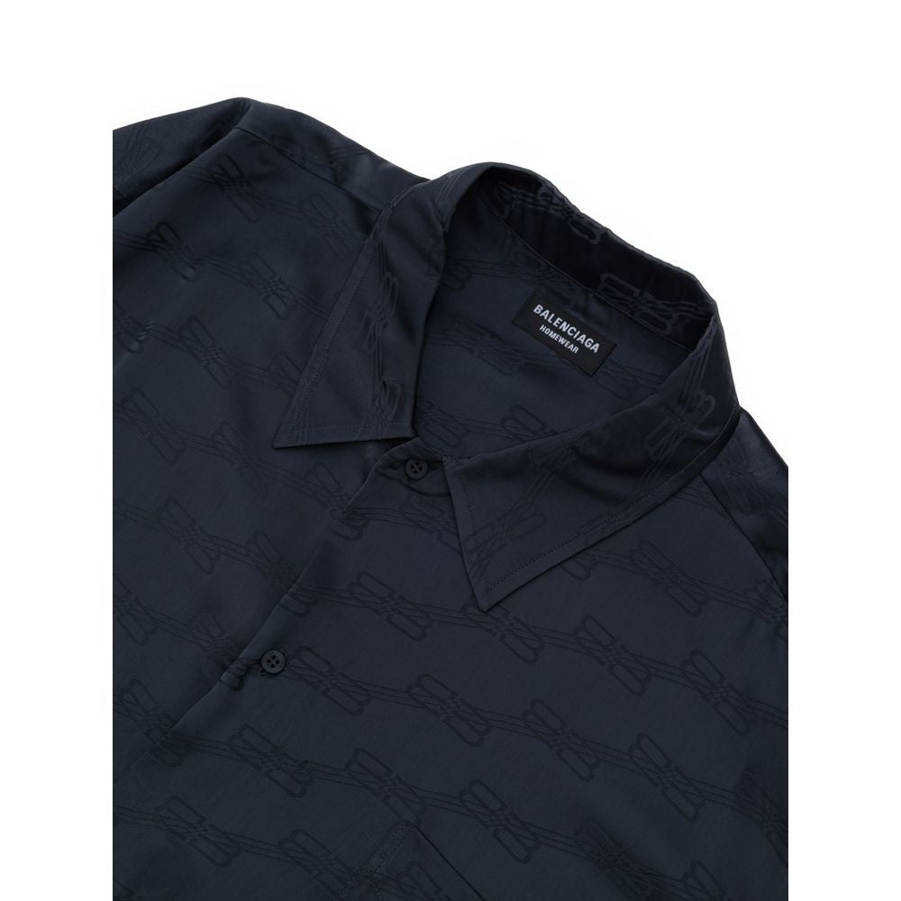 Balenciaga Gray Viscose Shirt Balenciaga