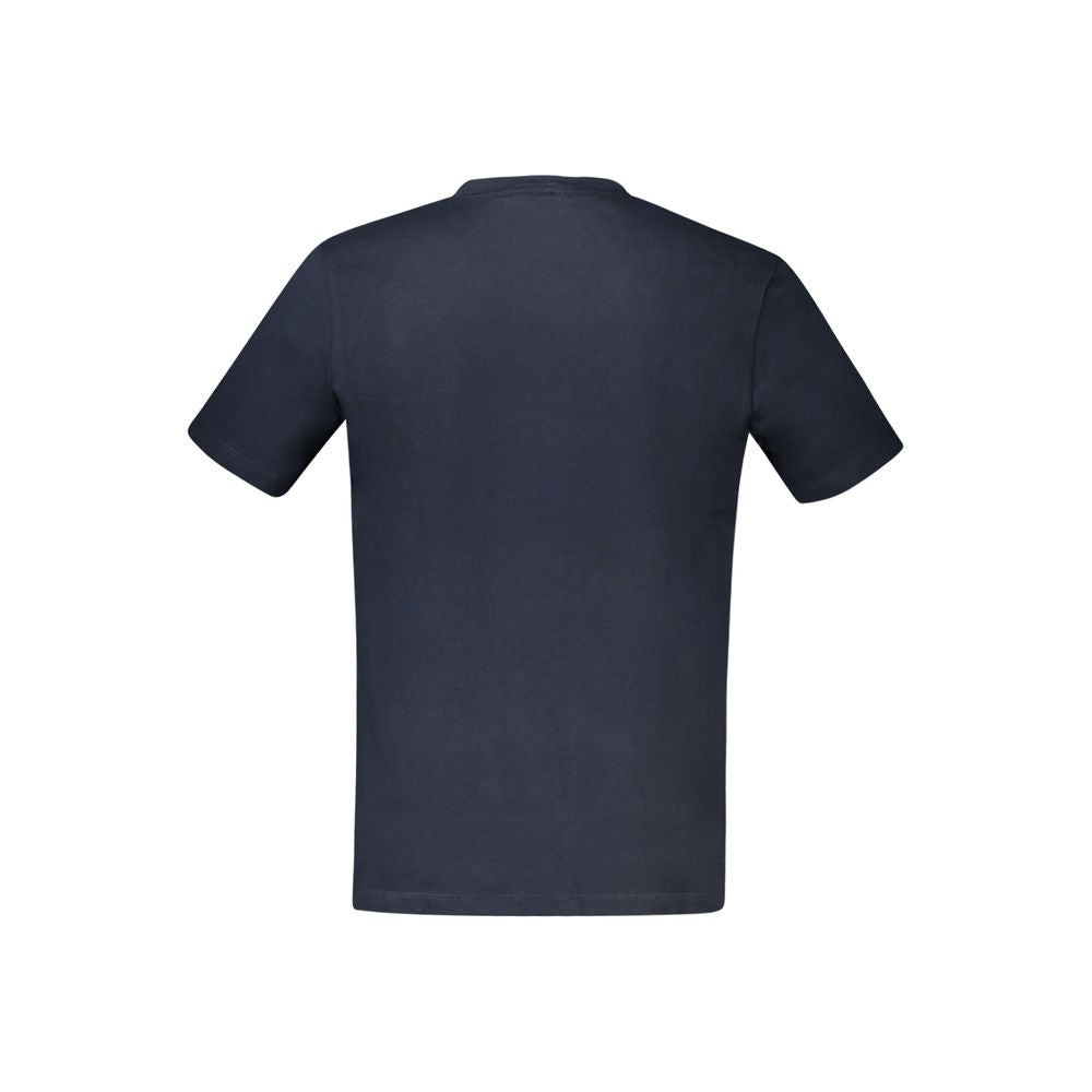 Hugo Boss Blue Cotton Men T-Shirt Hugo Boss