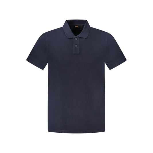 Hugo Boss Blu Cotton Men Polo