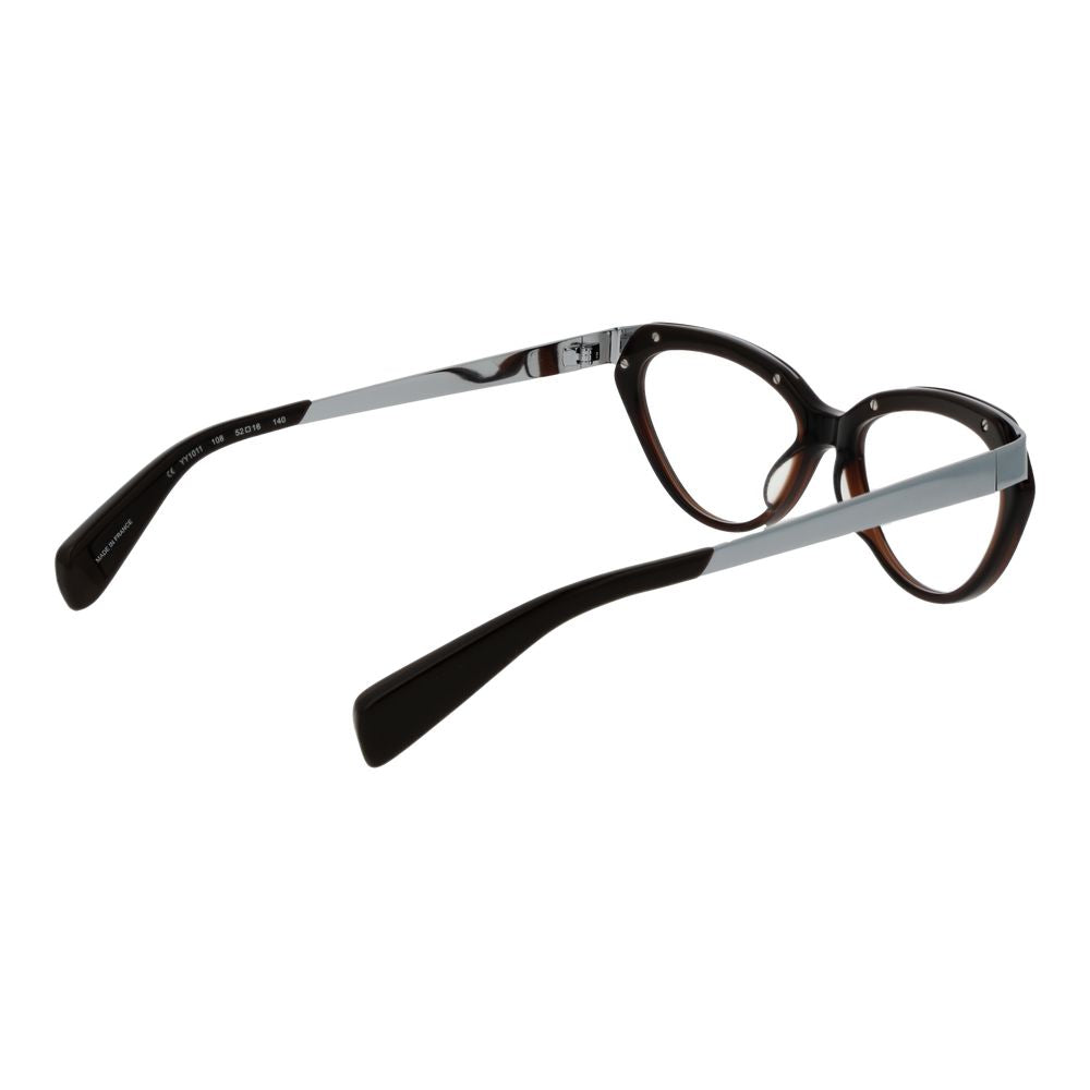 Yohji Yamamoto Brown Unisex Glasses Frame
