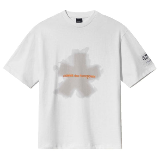 Comme Des Fuckdown White Cotton T-Shirt Comme Des Fuckdown