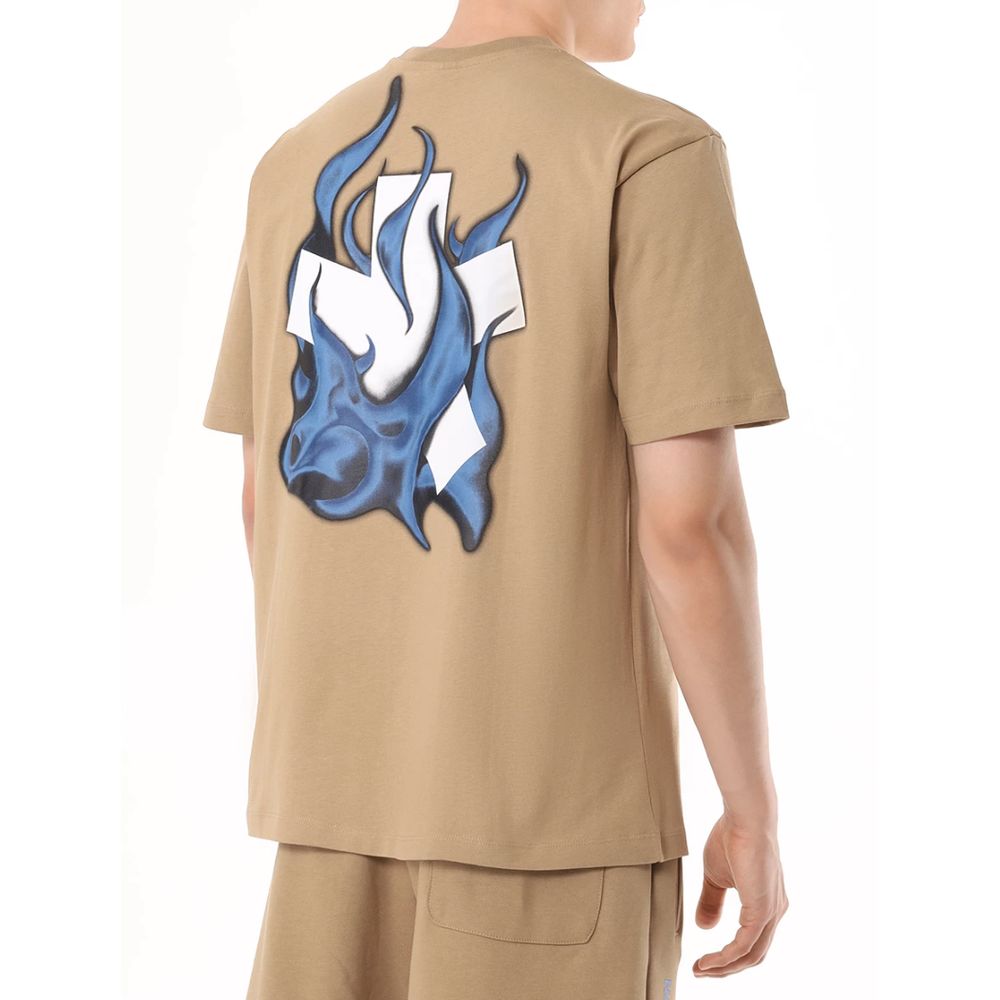 Comme Des Fuckdown Brown Cotton T-Shirt Comme Des Fuckdown