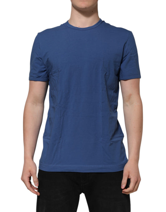 Dolce & Gabbana Blue Cotton Men Round Neck Underwear T-shirt Dolce & Gabbana