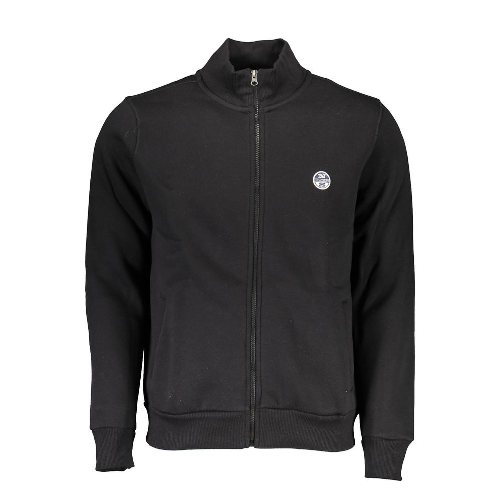 North Sails Black Cotton Sweater North Sails