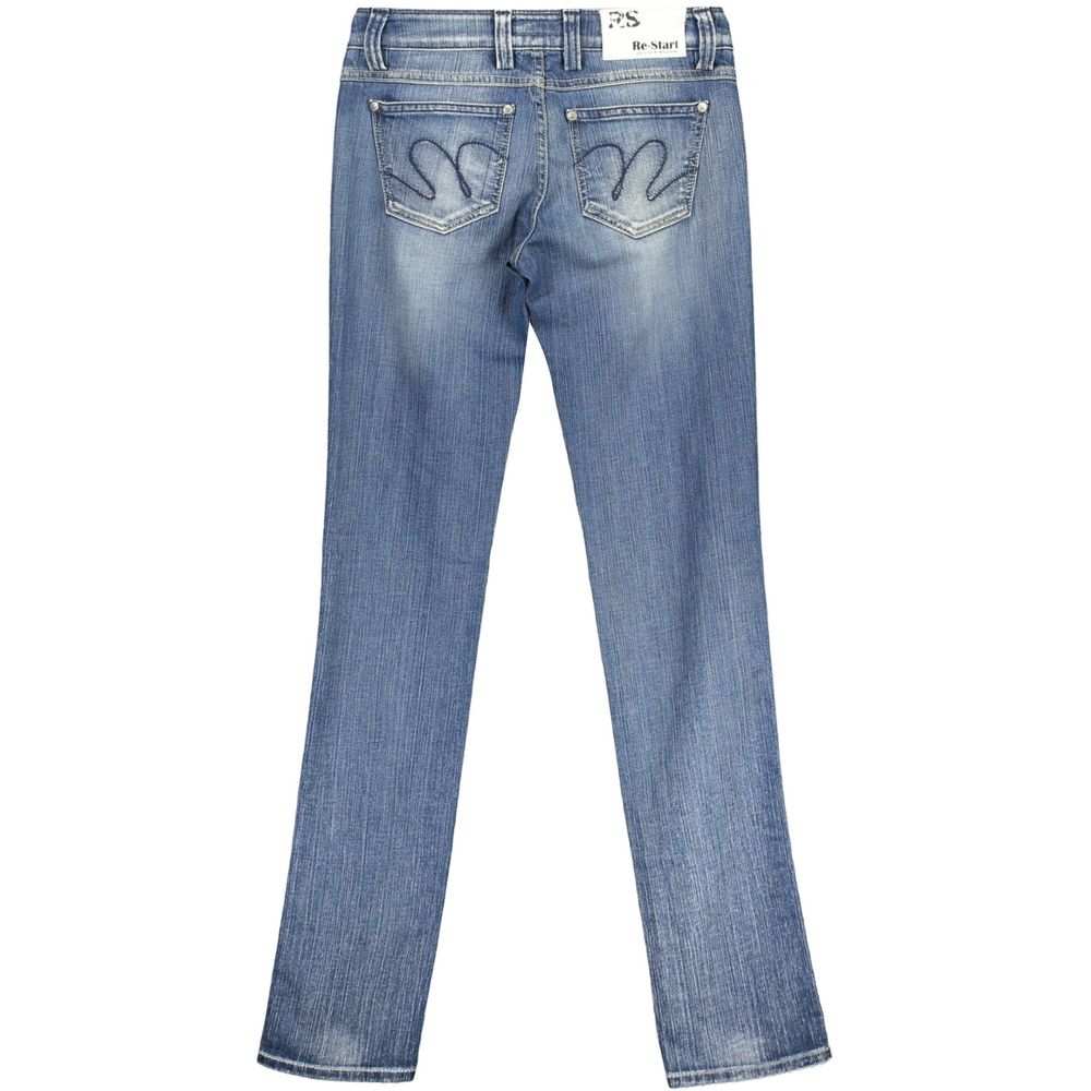 RE-START Blue Cotton Jeans & Pant RE-START