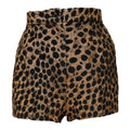 Dolce & Gabbana Brown Leopard High Waisted Hot Pants Shorts