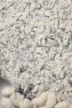 Dolce & Gabbana Metallic Bouclé Knit Cashmere Ruffled Shorts