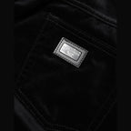 Dolce & Gabbana Black Cotton Skinny Capri Cropped Denim Jeans