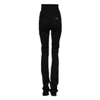 Dolce & Gabbana Black Cotton High Waist Skinny Denim Jeans