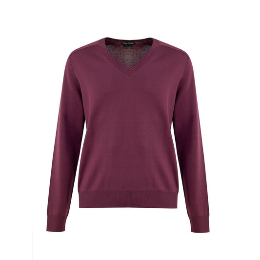 Tom Ford Purple Silk Sweater Tom Ford