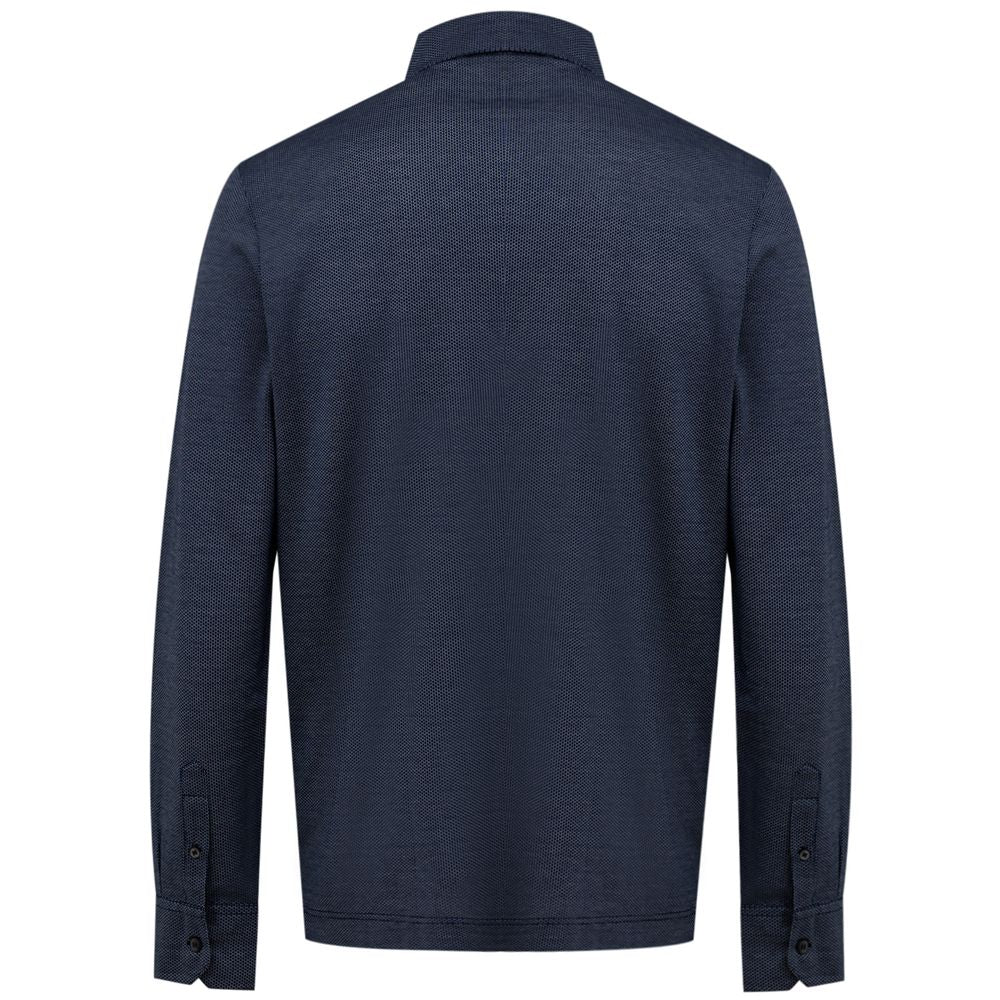 Canali Blue Cotton Shirt Canali