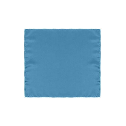 Dolce & Gabbana Light Blue Silk Pocket Square Dolce & Gabbana