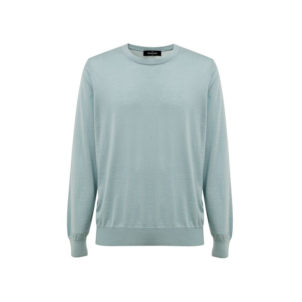Gran Sasso Blue Cashmere Sweater Gran Sasso