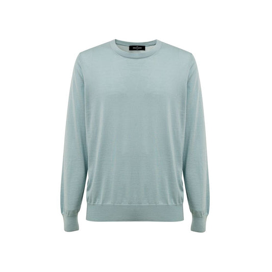 Gran Sasso Blue Cashmere Sweater Gran Sasso