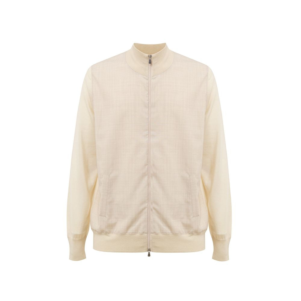 Gran Sasso Beige Wool T-Shirt Gran Sasso