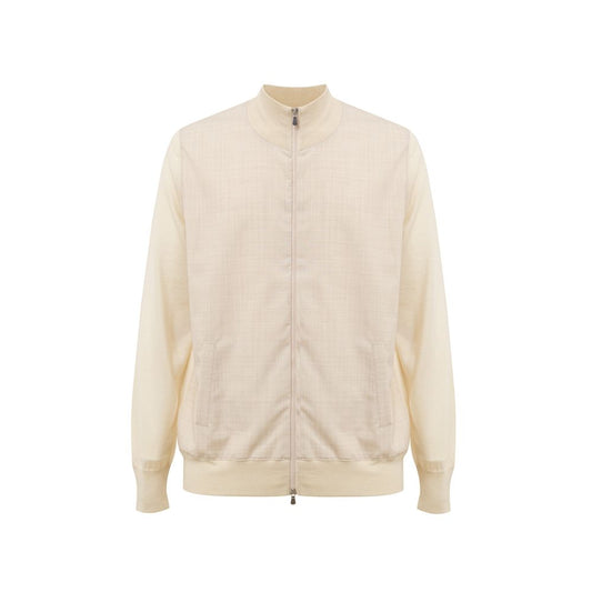 Gran Sasso Beige Wool T-Shirt Gran Sasso
