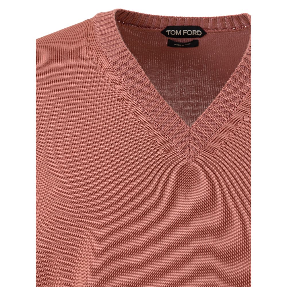 Tom Ford Pink Silk Sweater Tom Ford