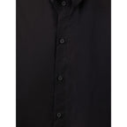 Balenciaga Black Cotton Long Dress