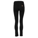 Dolce & Gabbana Black Cotton Logo Skinny MidWaist Denim Jeans