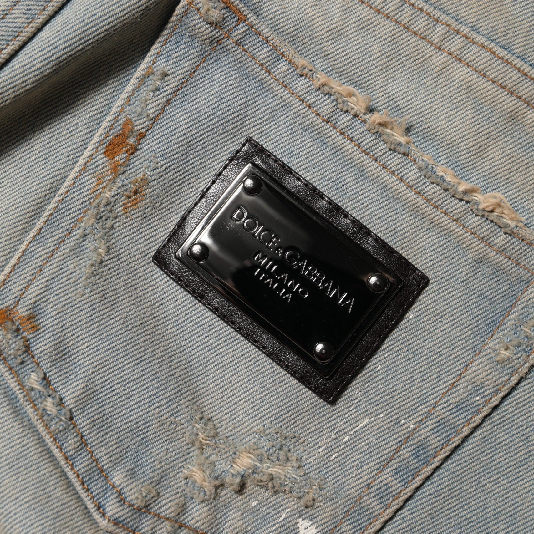 Dolce & Gabbana Light Blue High Waist Skinny Denim Jeans Dolce & Gabbana