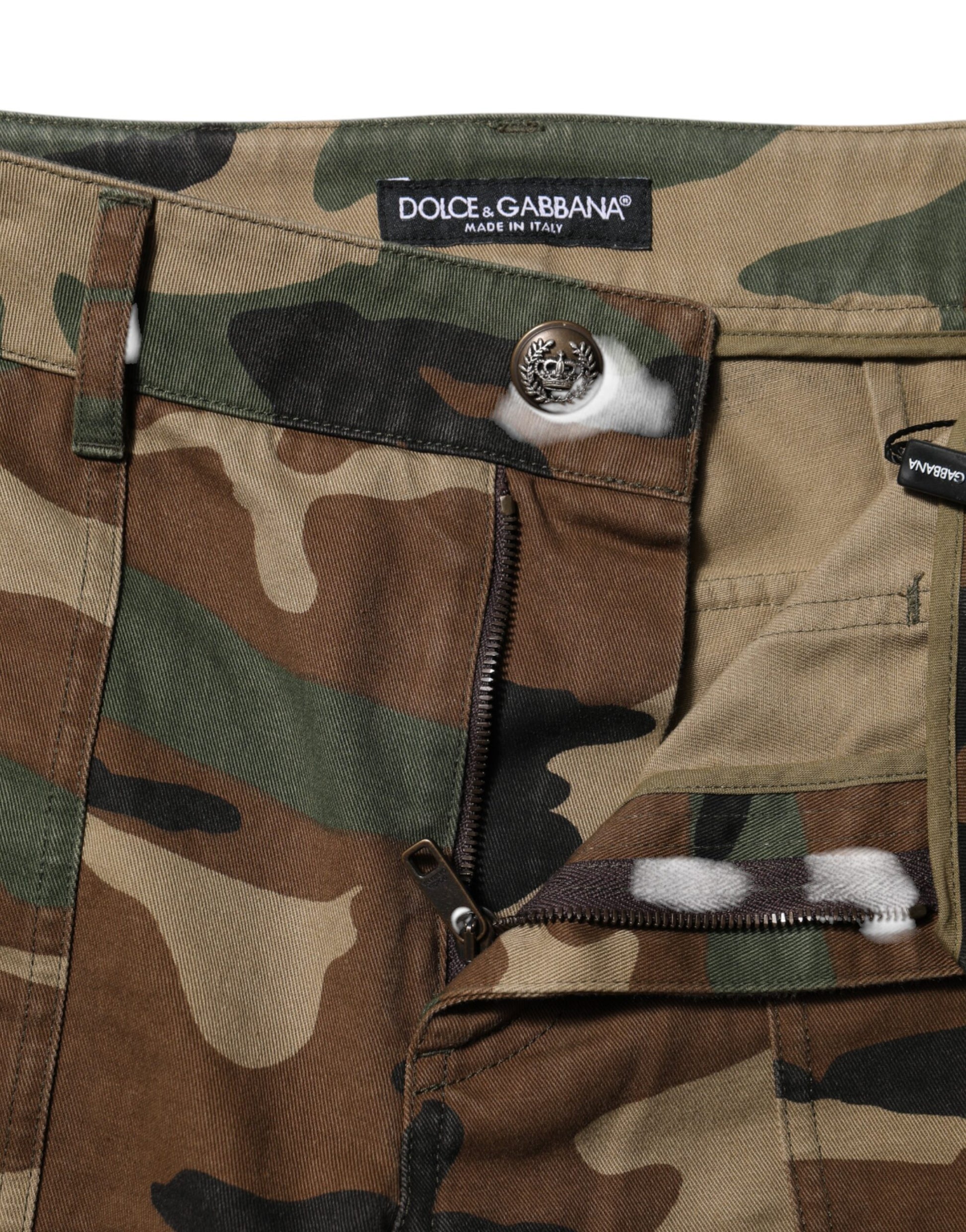 Dolce & Gabbana Multicolor Camouflage Cargo Pants Dolce & Gabbana