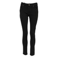 Dolce & Gabbana Black Cotton Logo Skinny Mid Waist Denim Jeans
