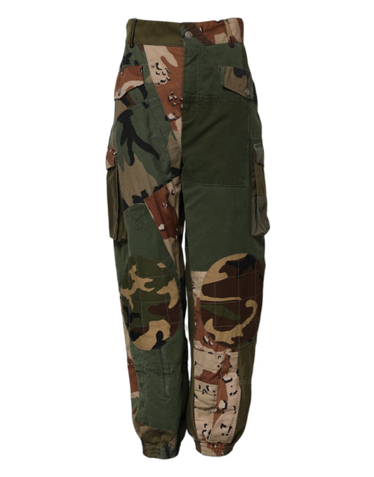 Dolce & Gabbana Multicolor Camouflage Cargo Pants Dolce & Gabbana