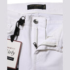 Dolce & Gabbana White Floral Embroidery GIRLY Denim Jeans